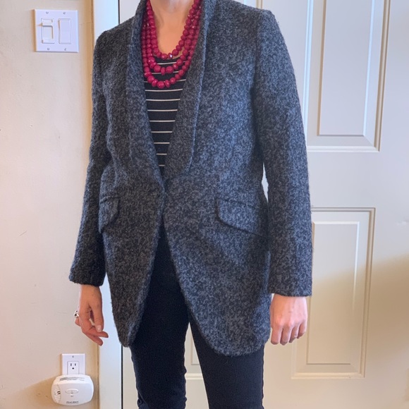 Gray Worsted Wool Jacket - Picture 7 of 7